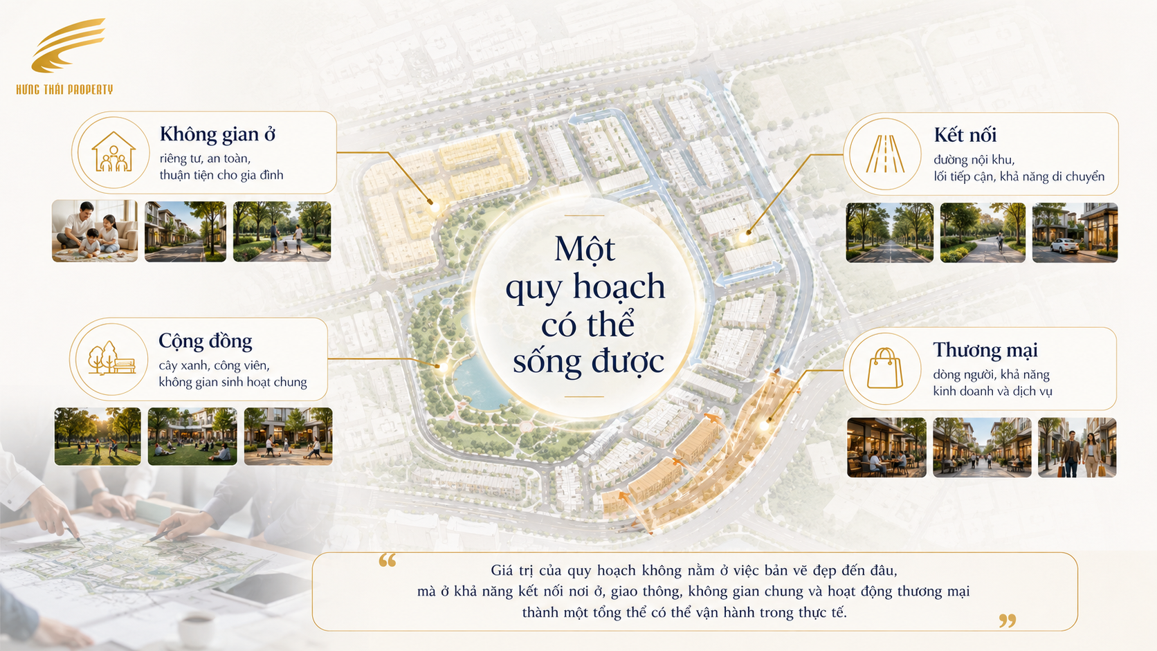 Tinh thần làm thật bắt nguồn từ những giá trị quy hoạch thực tế